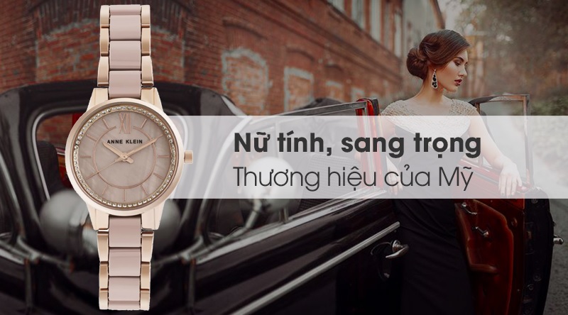 Kiểu dáng đồng hồ thanh lịch, nữ tính